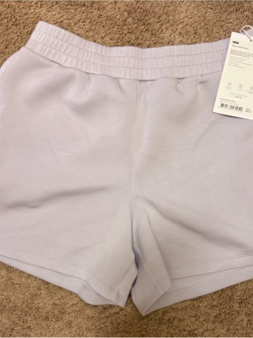 NWT- LSKD Elevate SoftTouch Athletic Shorts ** Lilac Smoke**